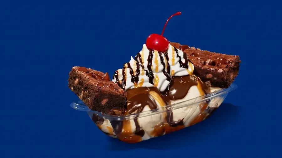 Banana Boat é uma das sobremesas da sorveteria Ghirardelli, em Orlando