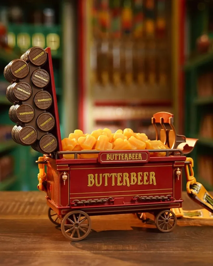 Decorative Butterbeer barrel found at Universal parks in Florida