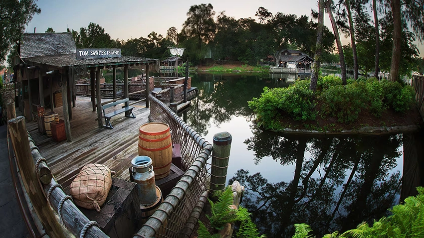 Tom Sawyer Island is another attraction that will be removed from Disney for the expansion of Magic Kingdom
