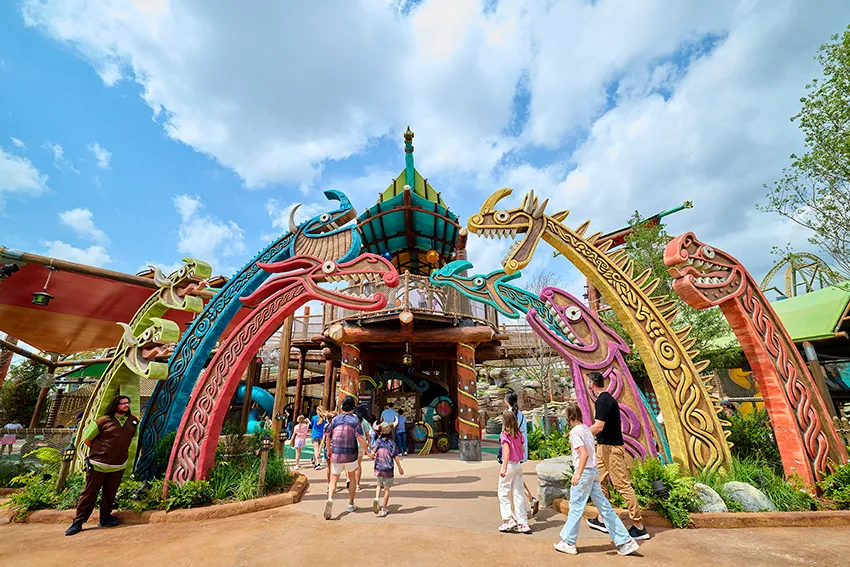 Input of Isle of Berk, one of the areas of Epic Universe Park