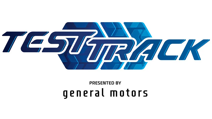 Design of the logo of EPCOT's new Test Track attraction at Walt Disney World in Orlando