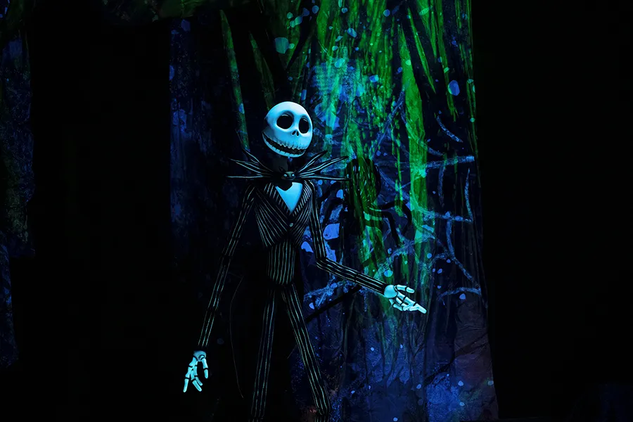 Jack Skellington brings Halloween's dark magic for Christmas at Jollywood Nights