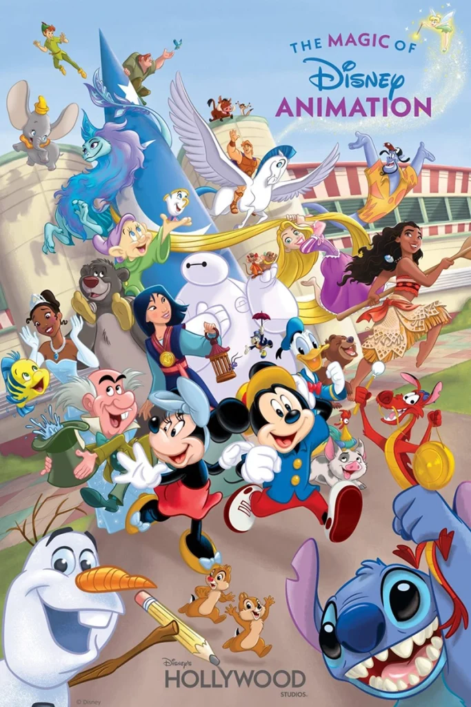 Imagen conceptual de la nueva área de Disney's Hollywood Studios inspirada en los clásicos de la animación