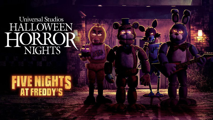 Cover of the movie Five Nights at Freddy's, which will be part of the Halloween of Universal Orlando Resorts in 2025
